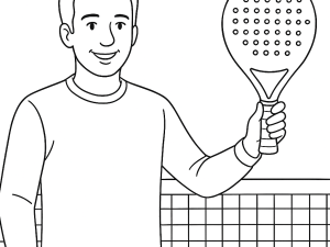 Cinco raquetes de padel das principais marcas alinhadas lado a lado, destacando as suas formas e texturas.