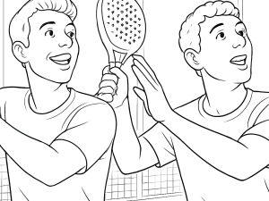 Sort-hvid tegning af NOX AT10 18K Alum og HEAD Extreme Pro padelbat side om side