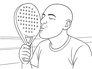 Oxdog Ultimate Pro+ padelracket med diamantform, sandpapir-overflate og justerbart vektsystem