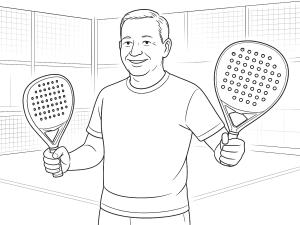 Royal Padel M27 R ACE 2024 racket med diamantform og teksturert overflate, vist i aksjon