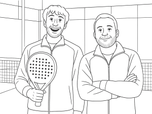 Black Crown Hurricane Pro 3.0 padelracket med langt håndtak og teksturert overflate, hvite og gullfargede detaljer