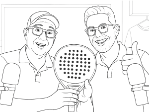 Bullpadel Neuron 24 -maila, hybridimuoto, sileä pinta ja keskikova ydin edistyneille pelaajille