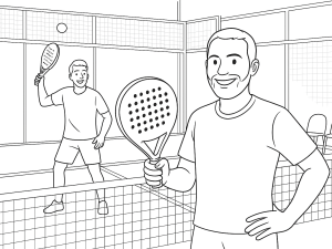 Håndtegnet Dopadel Pollux padelracket med oversize dråpeform og karbonfibertekstur