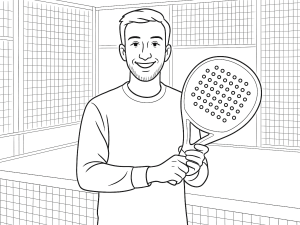 Tre racchette da padel StarVie Tritón 2024 con gomme interne diverse, mostrate in una vista tecnica comparativa