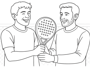 Raquette de padel Nox AT.2 LTD 2023 avec face texturée, embout arrondi et accessoires de marque à proximité