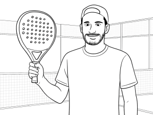 To Pallap padelbat, Power Star og Control Star, side om side med fokus på designforskelle