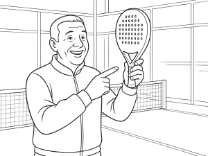 Rakieta Quicksand Silver Padel K12 o kształcie łezki, teksturowanej powierzchni i systemie antywibracyjnym w mostku