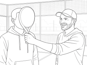 To avancerede Siux padelketchere, Trilogy Pro 4 og Electra ST3 Pro, side om side