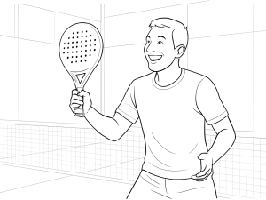 Adidas Cross It Control 3.4 2025 padelmaila, pyöreä muoto ja kuvioitu pinta, pelissä