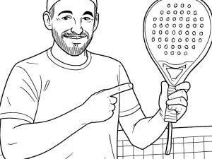 Adidas Metalbone 3.4 HRD 2025 padelketcher med længere greb og justerbare vægtskruer