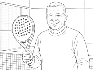 Adidas Metalbone Carbon CTRL 3.4 padelketcher med rund form og tekstureret 3D-overflade