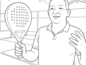 Adidas Metalbone Master LTD 2023 padelbat med diamantform, tekstureret overflade og blå detaljer