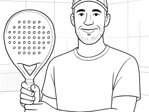 Bullpadel Ionic Control 2024 padel-ketcher med rund form og tekstureret overflade, med fokus på kontrol