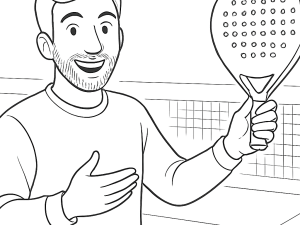 Tre Kuikma Karbon padelracketer—Control, Hybrid, Power—vist side om side, som fremhever designforskjeller