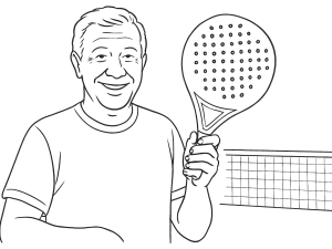 Raquete de padel Legend Invictus X com formato redondo e face rugosa em fibra de carbono lixada