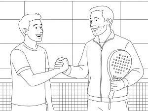 Tre Oxdog 2024 padelracketar uppställda på banan, alla med olika former och balanspunkter