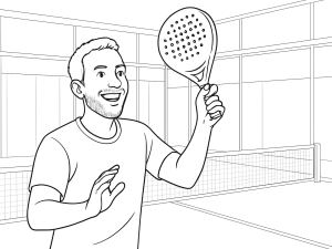 Raquette de padel Oxdog Hyper Pro 2.0 forme goutte d'eau, surface sablée et pont signature