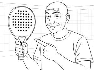 Raquete de padel Oxdog Ultimate Tour 2025 em formato diamante com face em cetim texturizado e design de coração característico