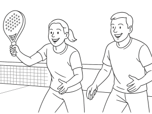 Spelare utför ett forehand-avslutningsslag nära sidoglaset på en padelbana, med fokus på fotarbete.