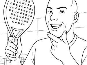 Raquete Pallap Power Velocity Pro 01 em formato diamante com acabamento preto brilhante e face acetinada texturizada