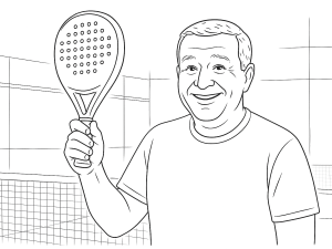 Raquette de padel Sane Cinetik 28 Stealth avec motif à 103 trous et profil fin, présentée en noir et blanc