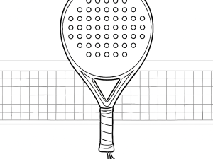 Adidas Adipower Control 3.3 padelracket med ru overflate og bred sweet spot, vist i spill