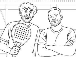 Adidas Metalbone Carbon CTRL 3.4 Padelschläger mit runder Form und strukturierter Oberfläche, in der Hand gezeigt