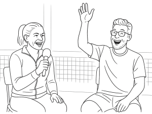 Alejandra Aguilar Martínez grająca w padla z Cancun Waves, trzymająca rakietę na korcie